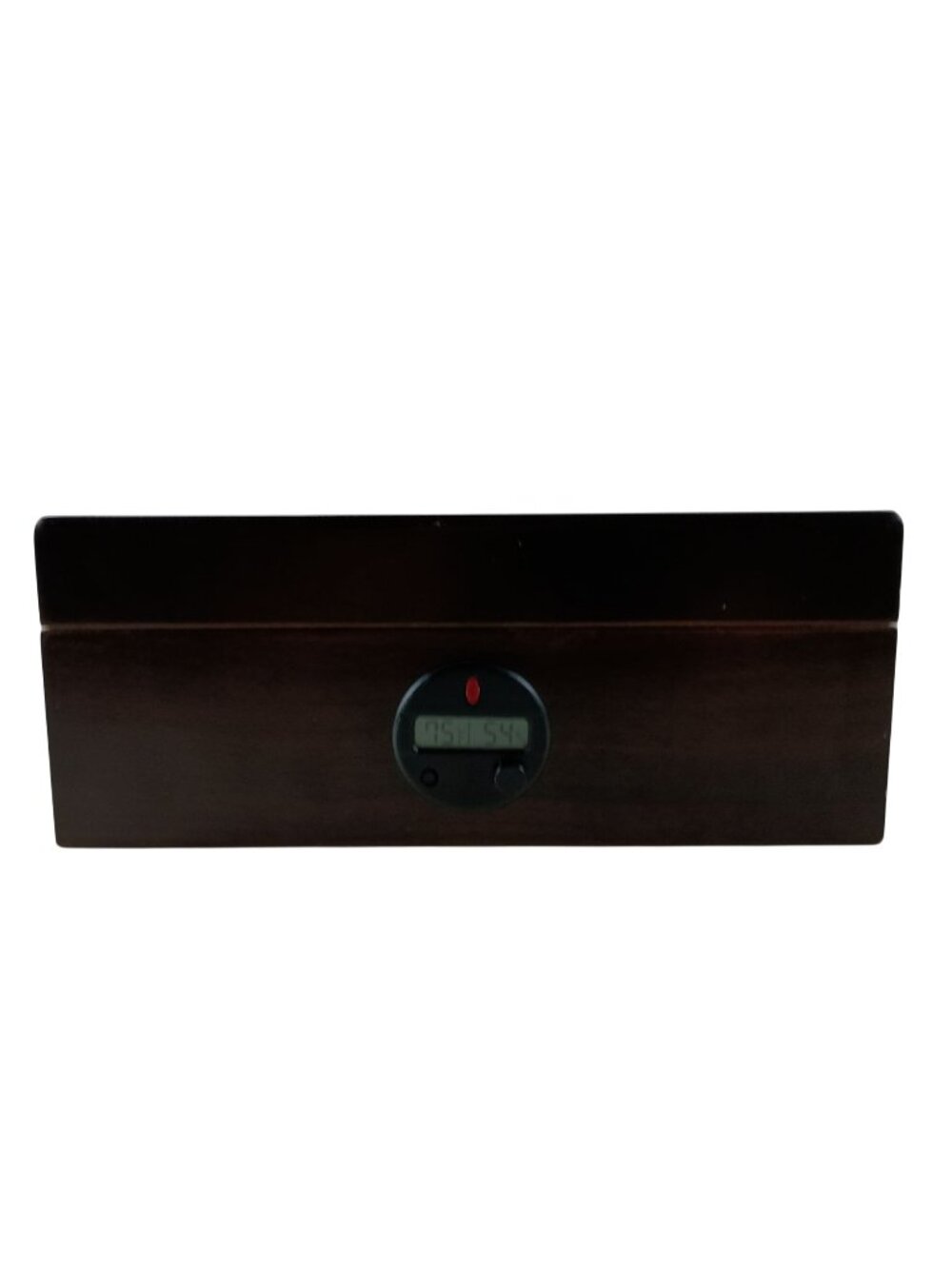 Sure Seal Lid Technology Glasstop Wood Humidifier Cigar Box